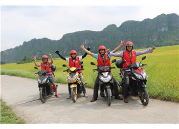 vespa tour hanoi - Combo Ninh Binh + Hanoi City  Motorbike Tours 3 Days 